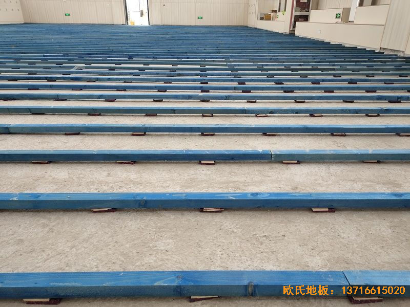 江西吉水县城南第二小学运动地板安装案例