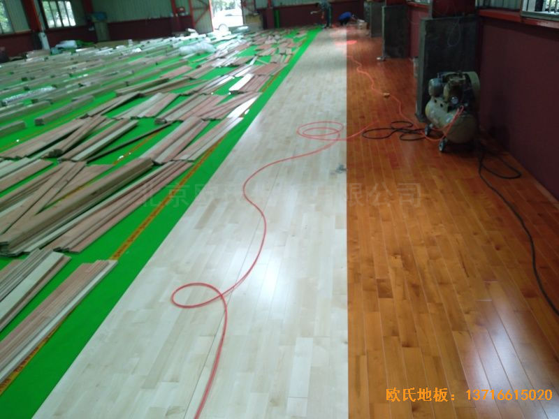湖南长沙雨花区78号球馆运动地板铺装案例