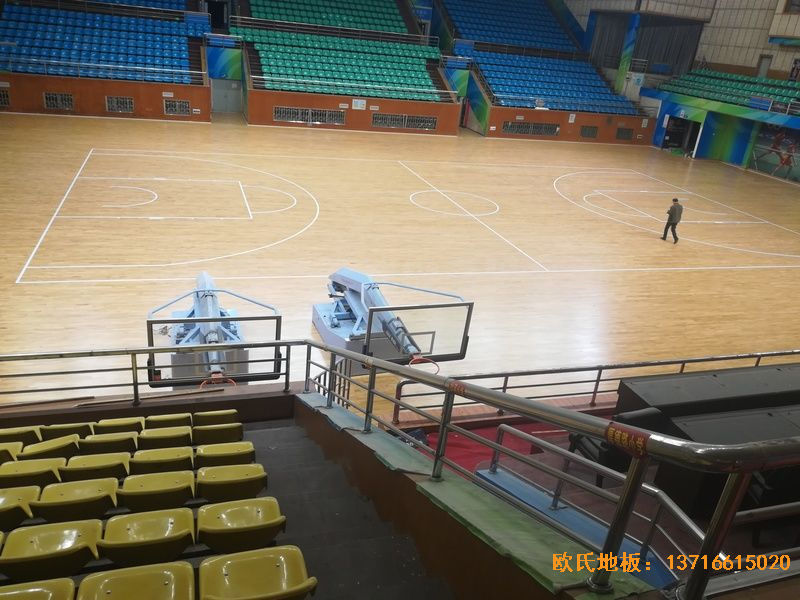 赣州体育馆体育地板铺装案例