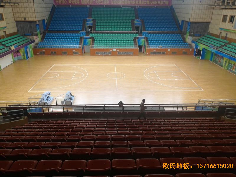 赣州体育馆体育地板铺装案例