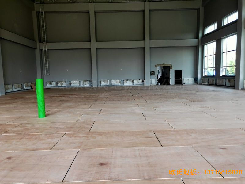 辽宁沈阳于洪机场运动木地板铺设案例