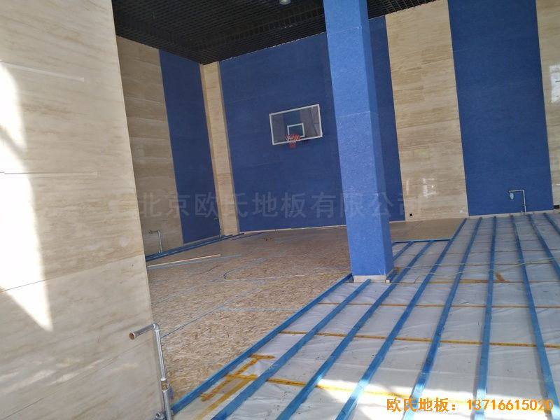 内蒙古赤峰中国税务总局职工活动中心体育地板施工案例