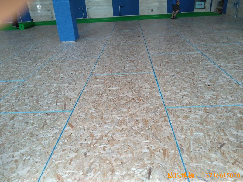 内蒙古赤峰中国税务总局职工活动中心体育地板施工案例