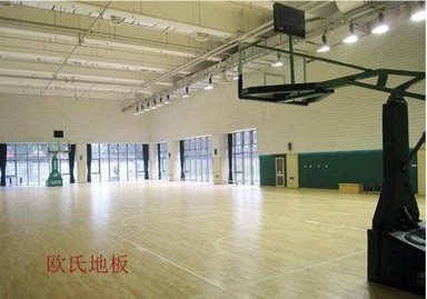 张家口市蔚县公安局体育馆木地板竣工验收