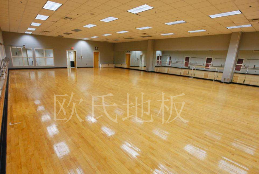 陕西省西安市周至县羽毛球运动木地板安装