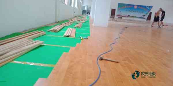 22mm厚体育篮球地板安装公司