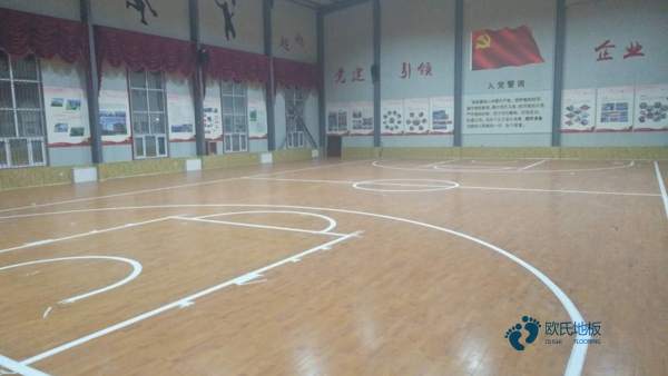 学校篮球场馆地板能用多久