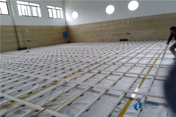 学校篮球场馆地板抗压