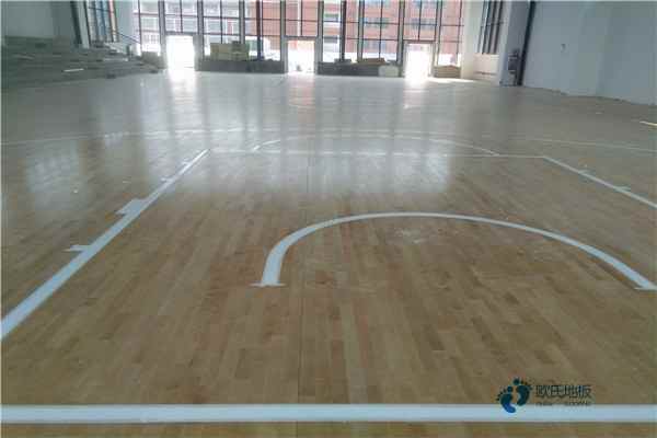 学校篮球场地地板减震
