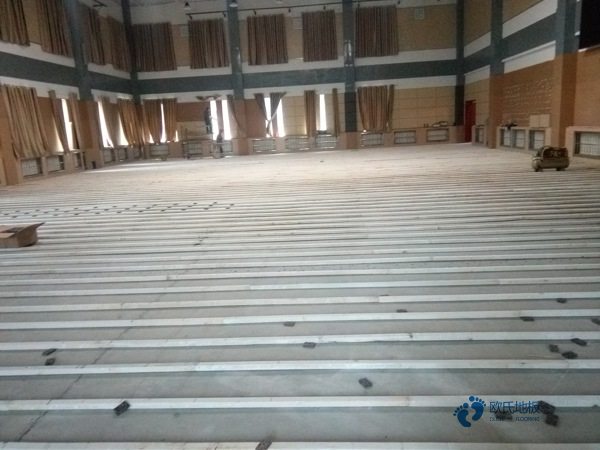 那有篮球木地板施工价格