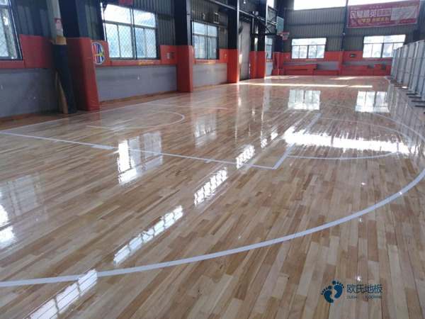 实木篮球体育地板安装费