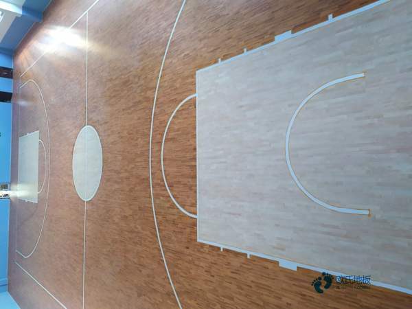 小学篮球场地板施工流程2