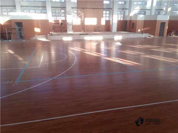 学校篮球体育地板安装费