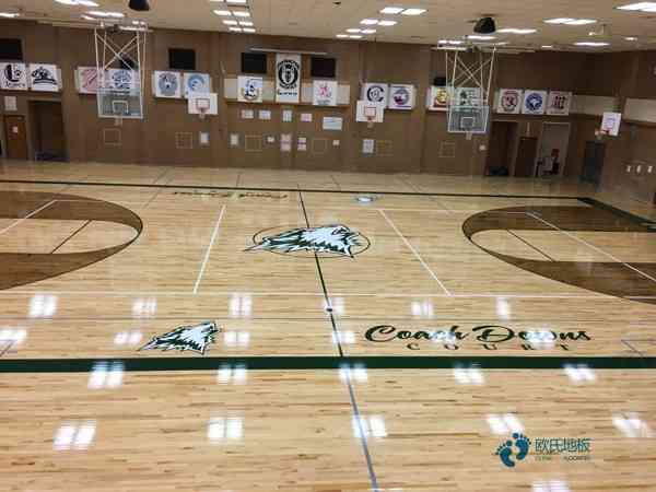 学校篮球场木地板施工工艺1