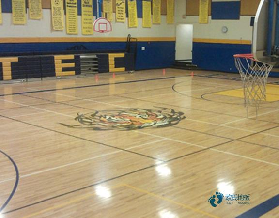单龙骨篮球运动地板环保1