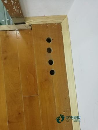 校园体育场地地板施工工艺3