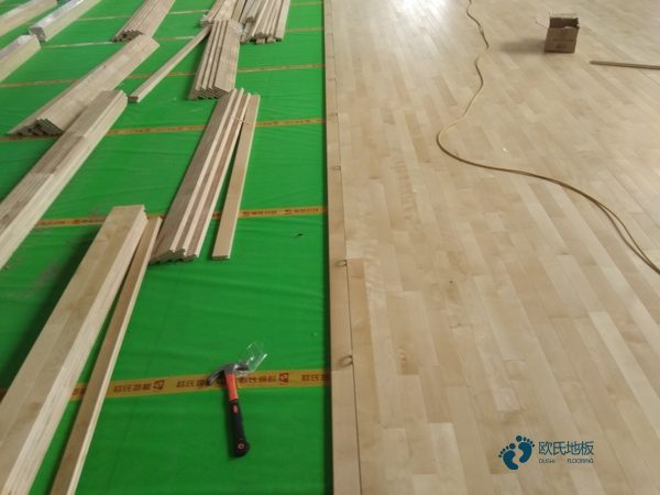 质量好篮球场木地板施工工艺3