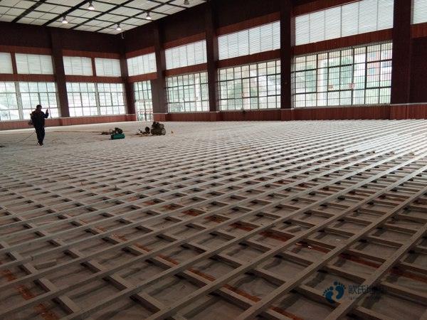 国标篮球馆木地板施工流程2