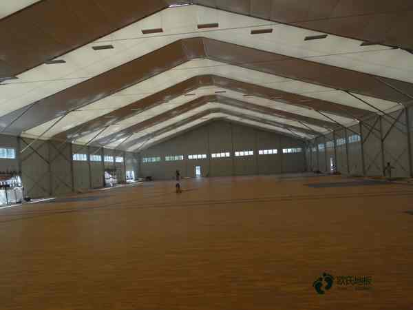 学校运动型木地板施工步骤2