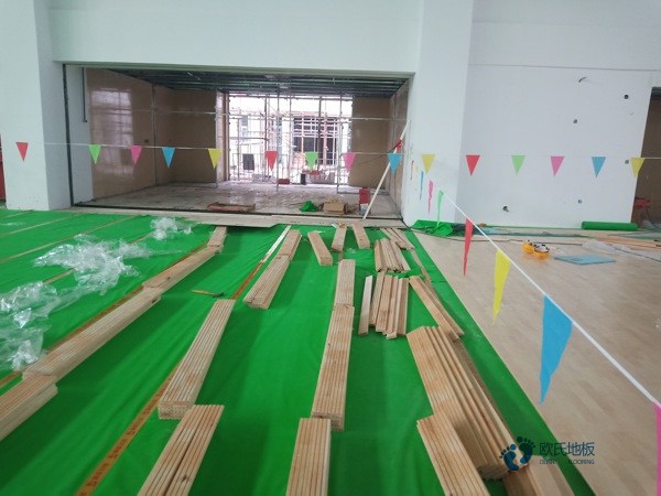 质量好篮球馆地板施工方案1