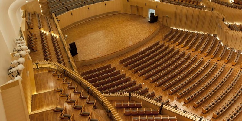 学校松木舞台体育地板施工流程2