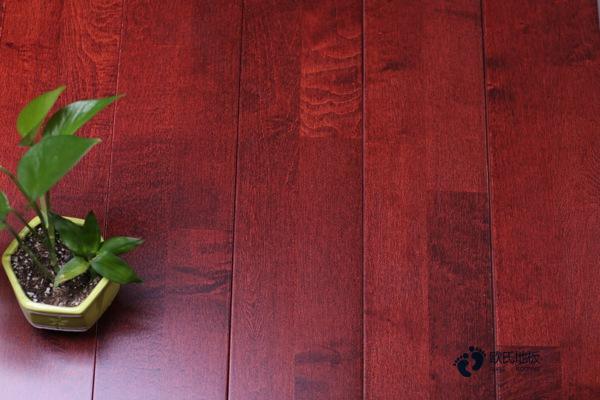 中学体育馆木地板施工3