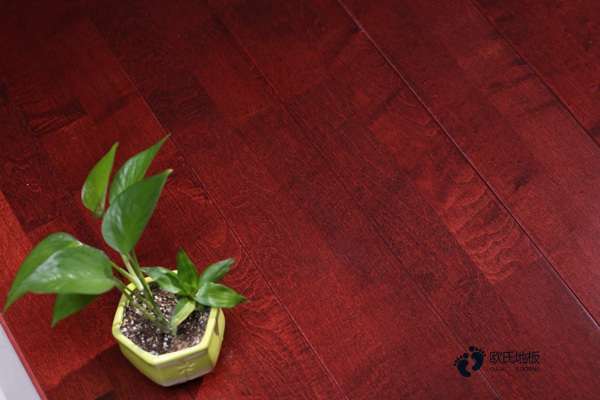 中学体育馆木地板施工1