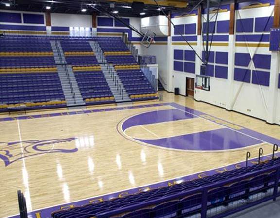 悬浮式运动木地板工程