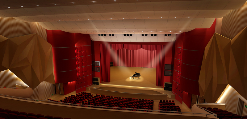 小学俄勒冈松舞台场馆地板施工团队2